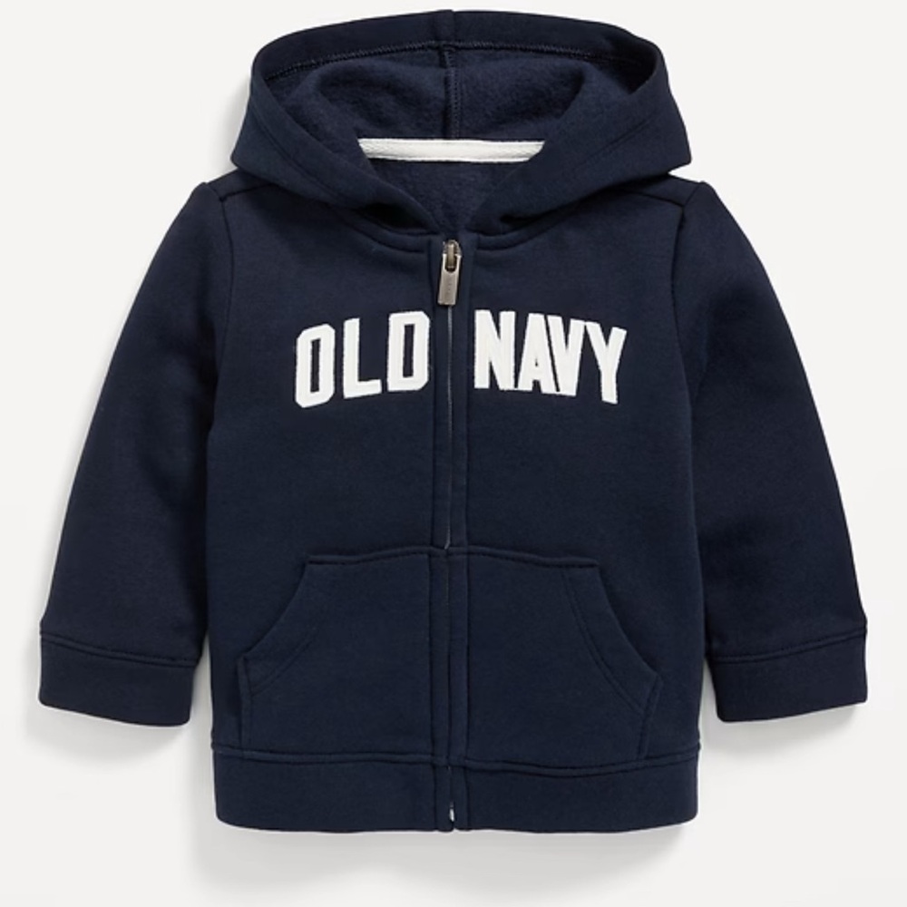 Old Navy Kids Dark Blue Zip-Up Hoodie
